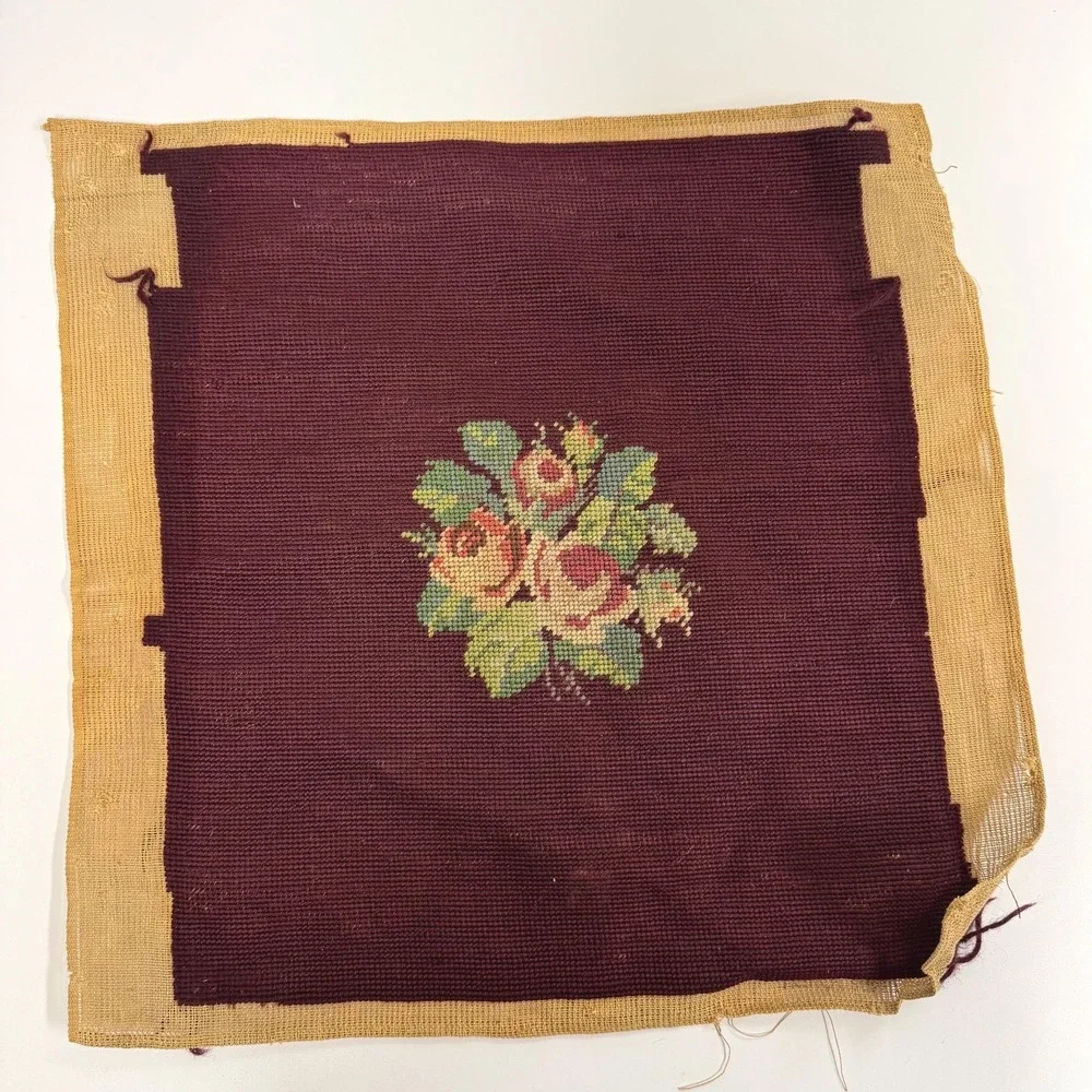 Vintage needlepoint tapestry-